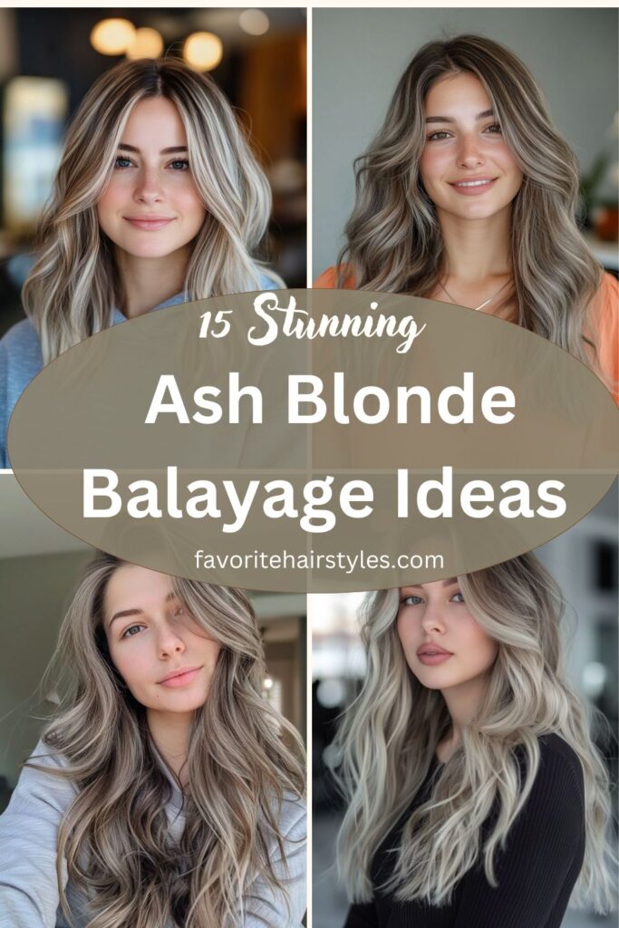 Ash Blonde Balayage Ideas
