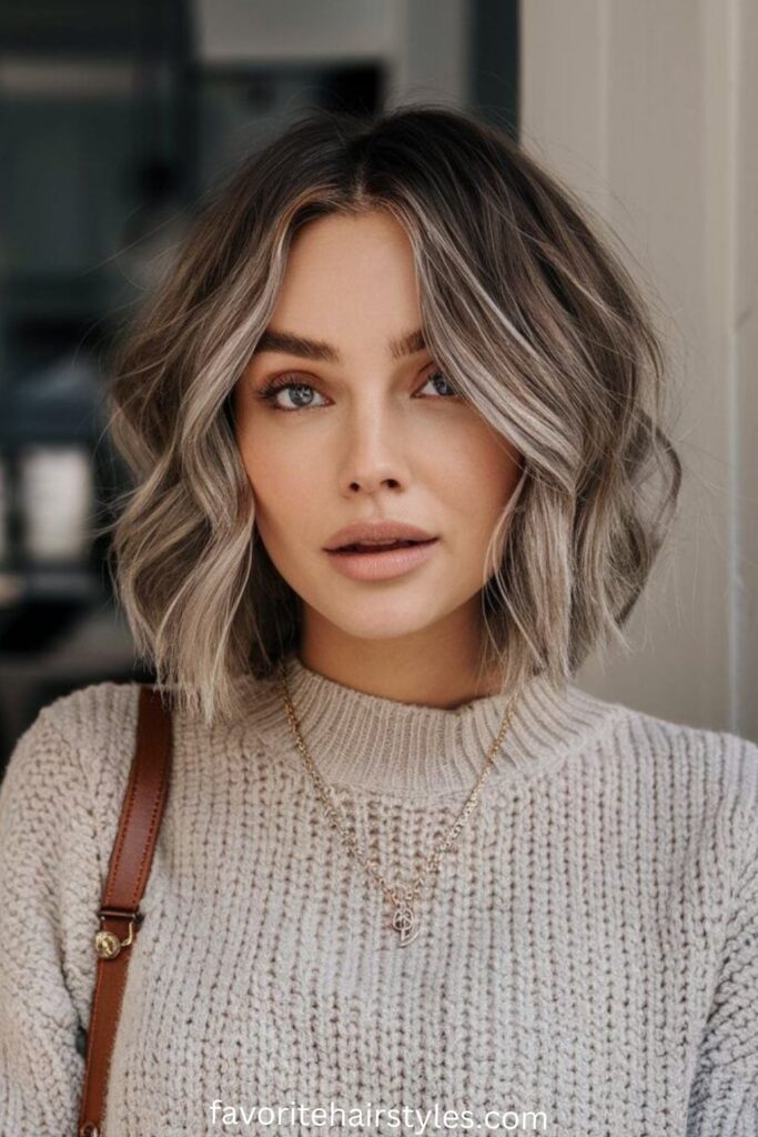 Ash Blonde Balayage on Straight Fine Hair