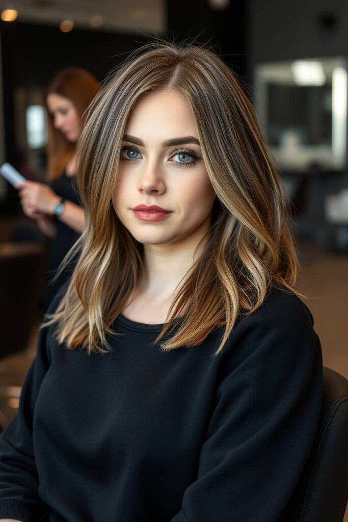 Ash Blonde Highlights
