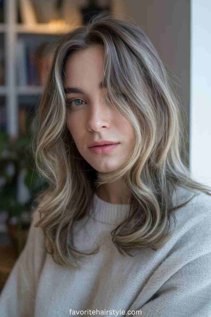 Ash Blonde Highlights