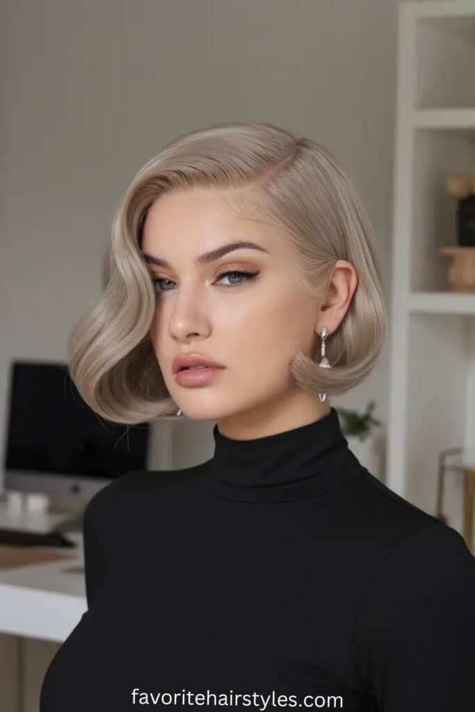 Ash Blonde Textured Crop