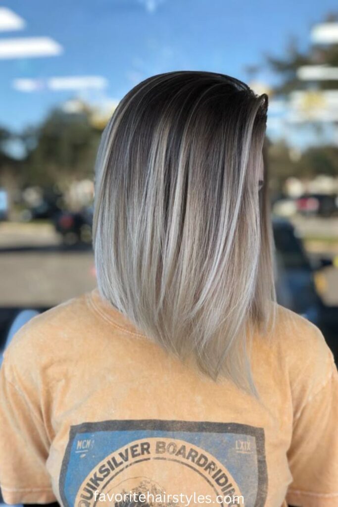 Ash Blonde with Platinum Face-Framing Pieces