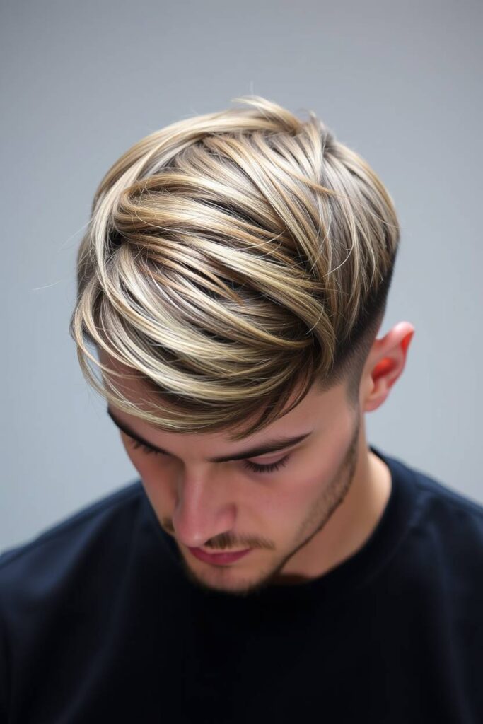Ash Brown Balayage Men