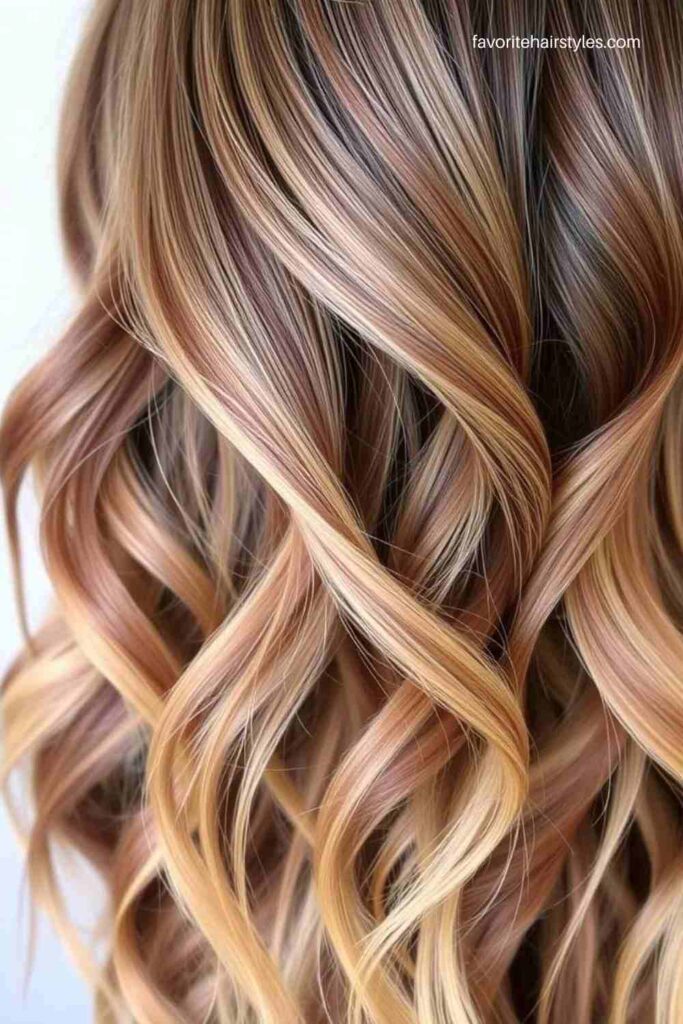 Ash Brown Balayage on Long Hair