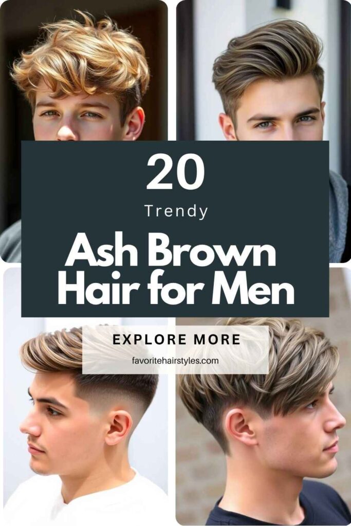 Ash Brown Hair for Men