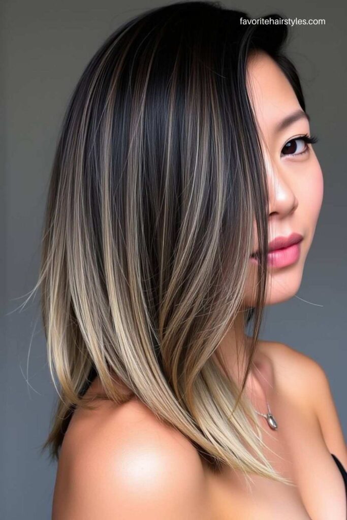 Ash Brown with Face-Framing Highlights