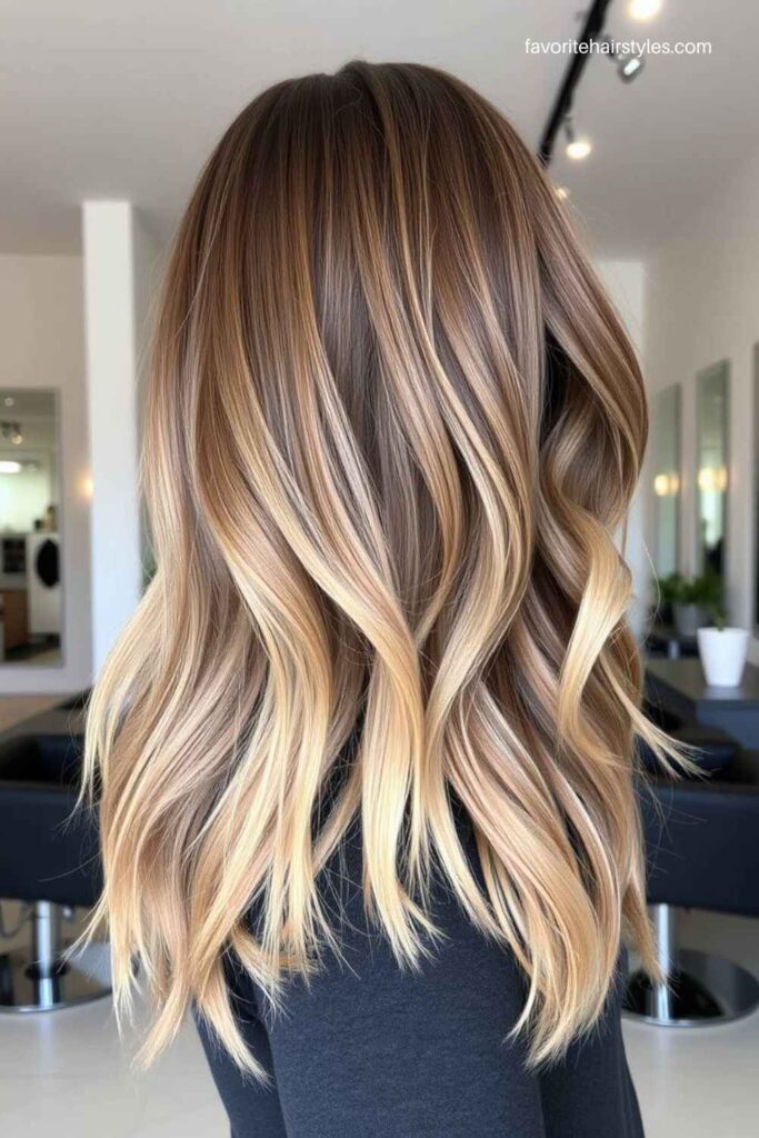 Ash Brown with Highlights