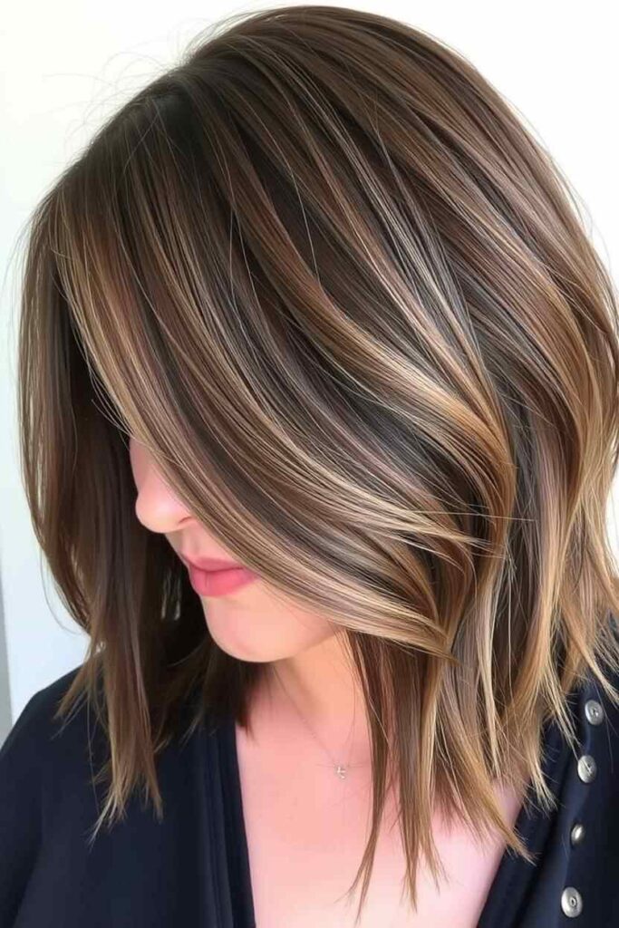 Ash Brown with Lowlights