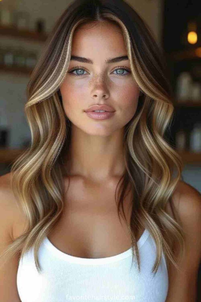 Ashy Blonde Balayage for a Cool Tone