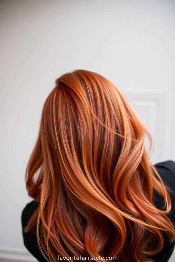 Auburn Highlights for a Reddish Glow