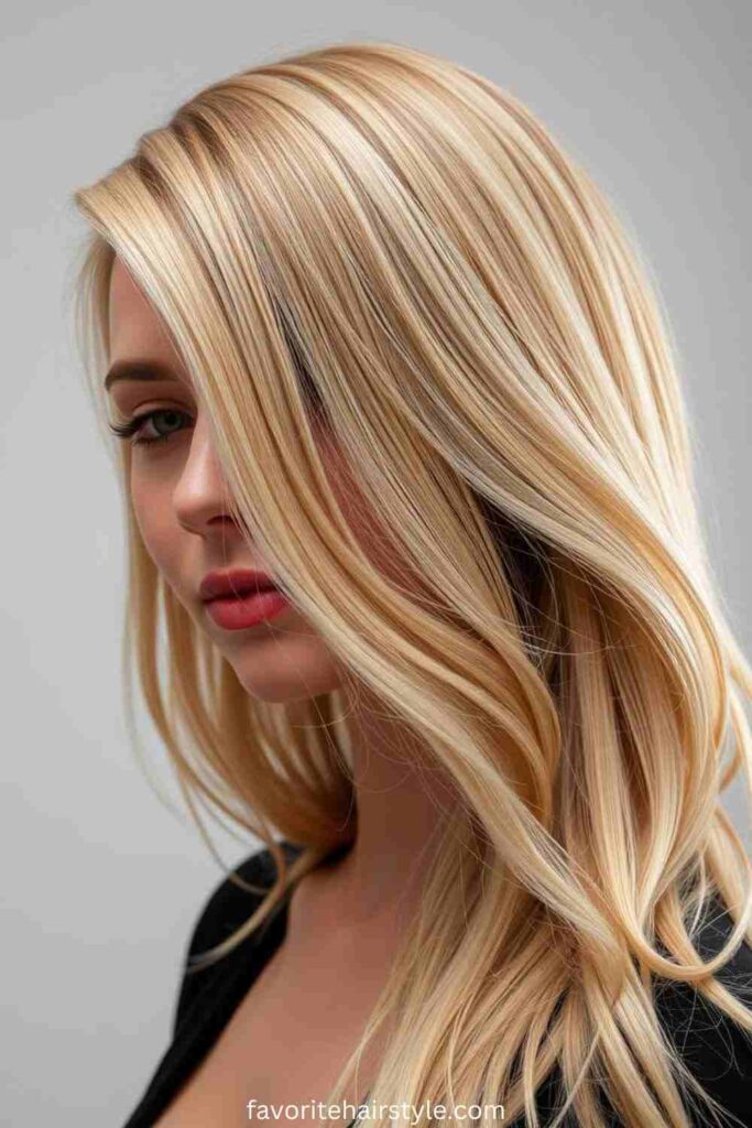 Baby Blonde with Face-Framing Highlights