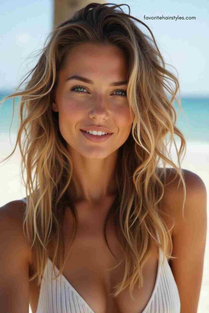 Beachy Waves for a Natural Look