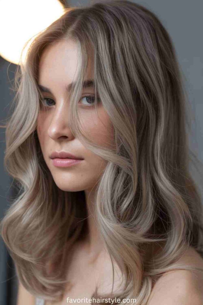 Beachy Waves with Dirty Blonde Hair