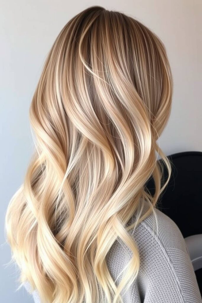 Beige Blonde Balayage