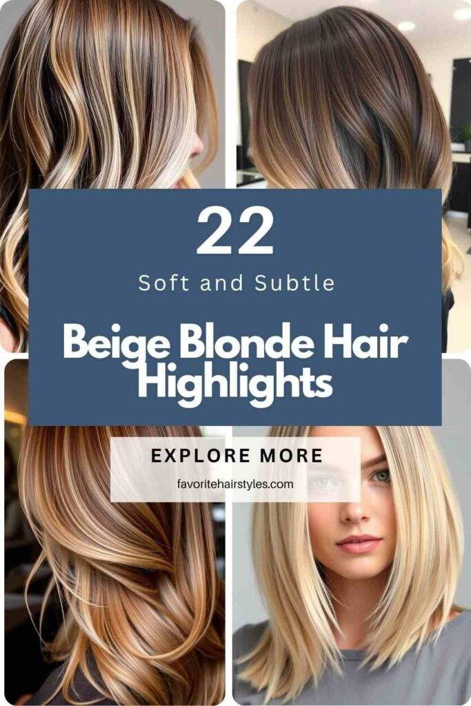 Beige Blonde Hair Highlights