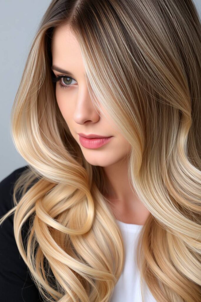 Beige Blonde Ombre