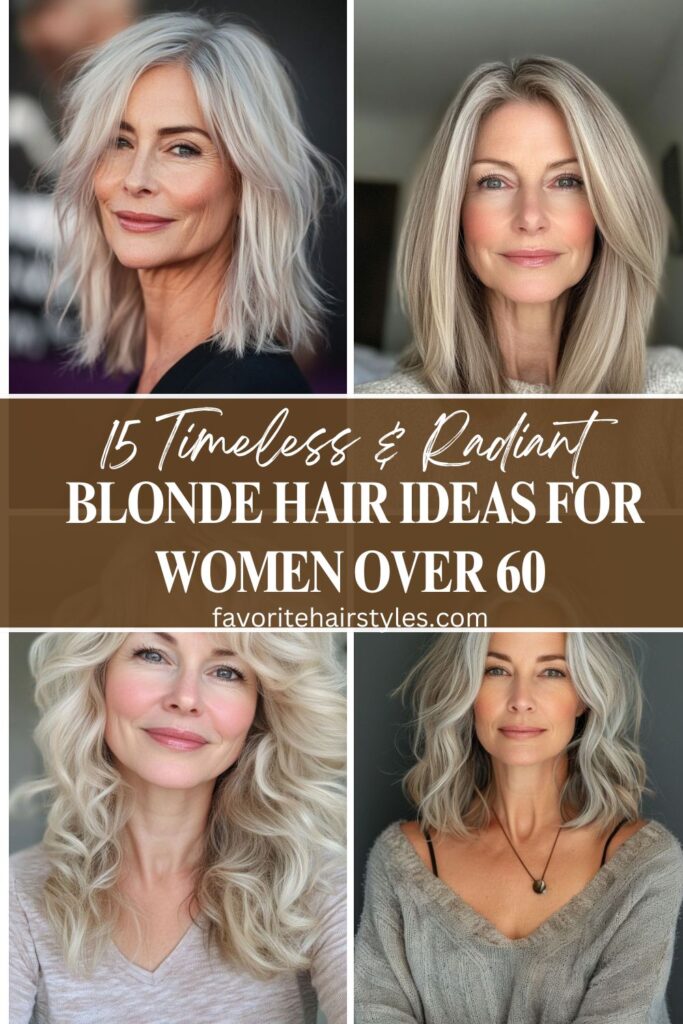 Blonde Hair Ideas For Women Over 60