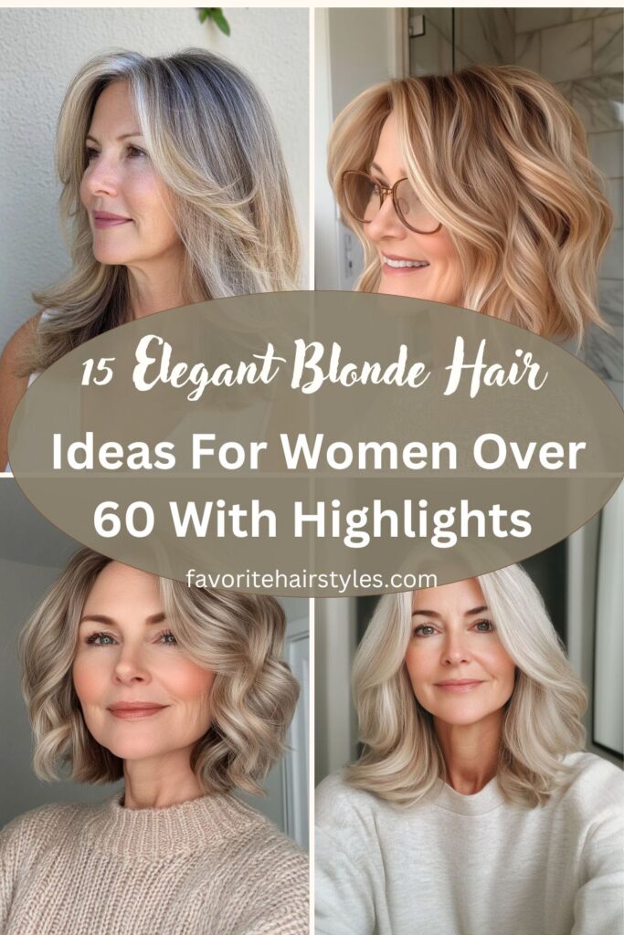 Blonde Hair Ideas For Women Over 60 With Highlights