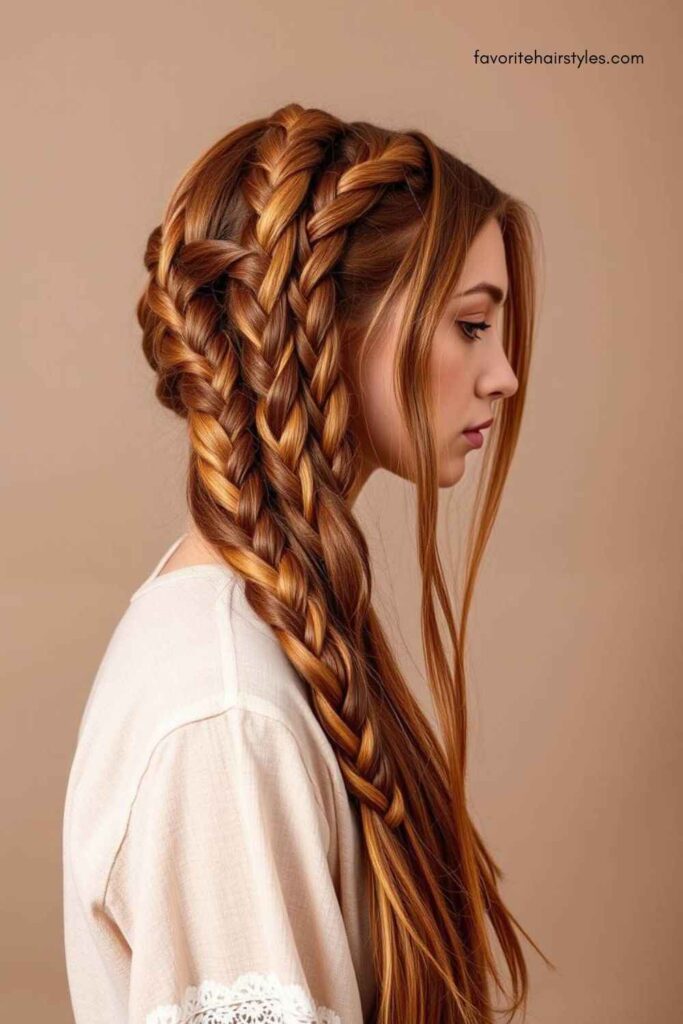 Boho Braids with Mixed Brown Tones