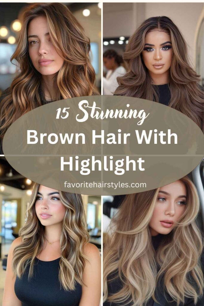 Brown Hair With Highlight
