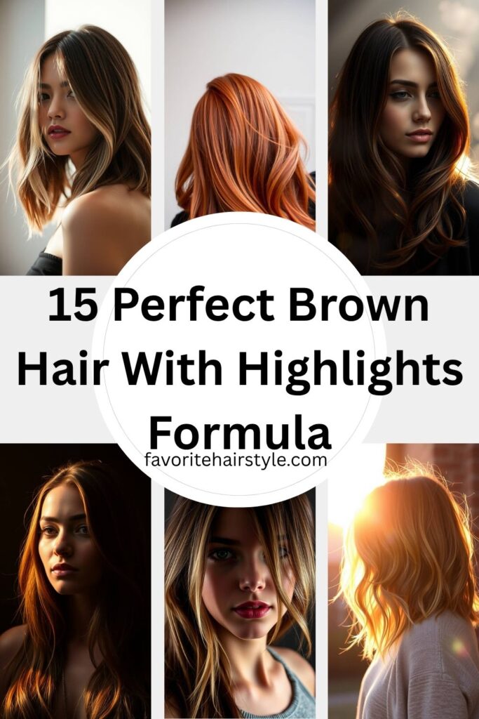 Brown Hair With Highlights Formula
