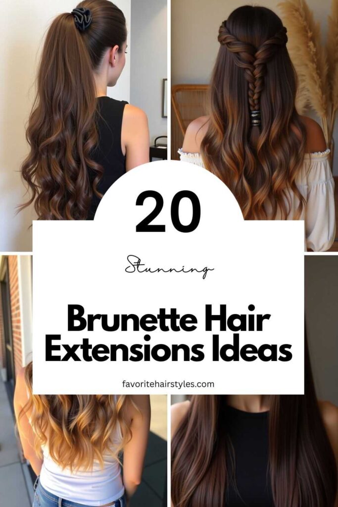 Brunette Hair Extensions Ideas