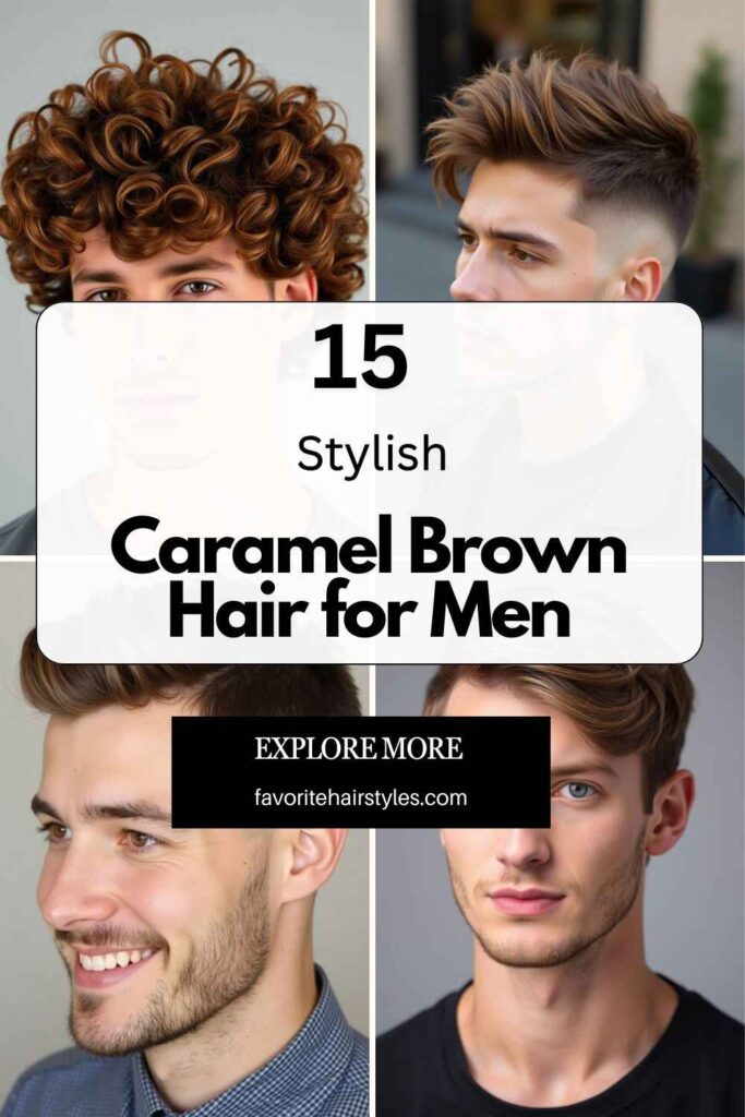 Caramel Brown Hair for Men
