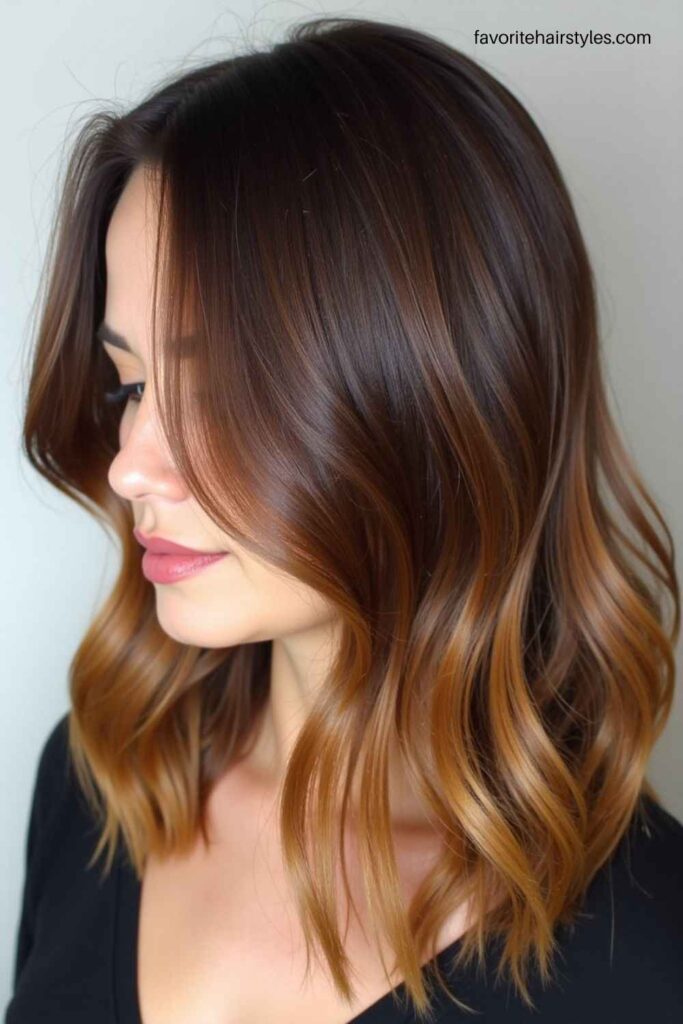 Caramel Brown Ombre