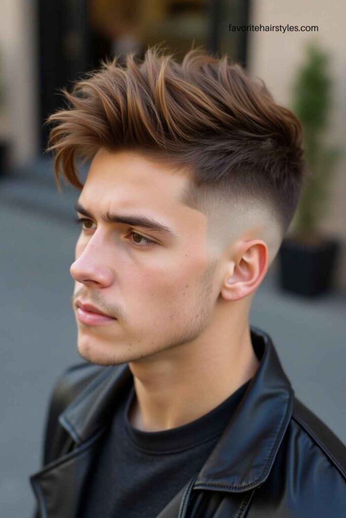 Caramel Brown Undercut
