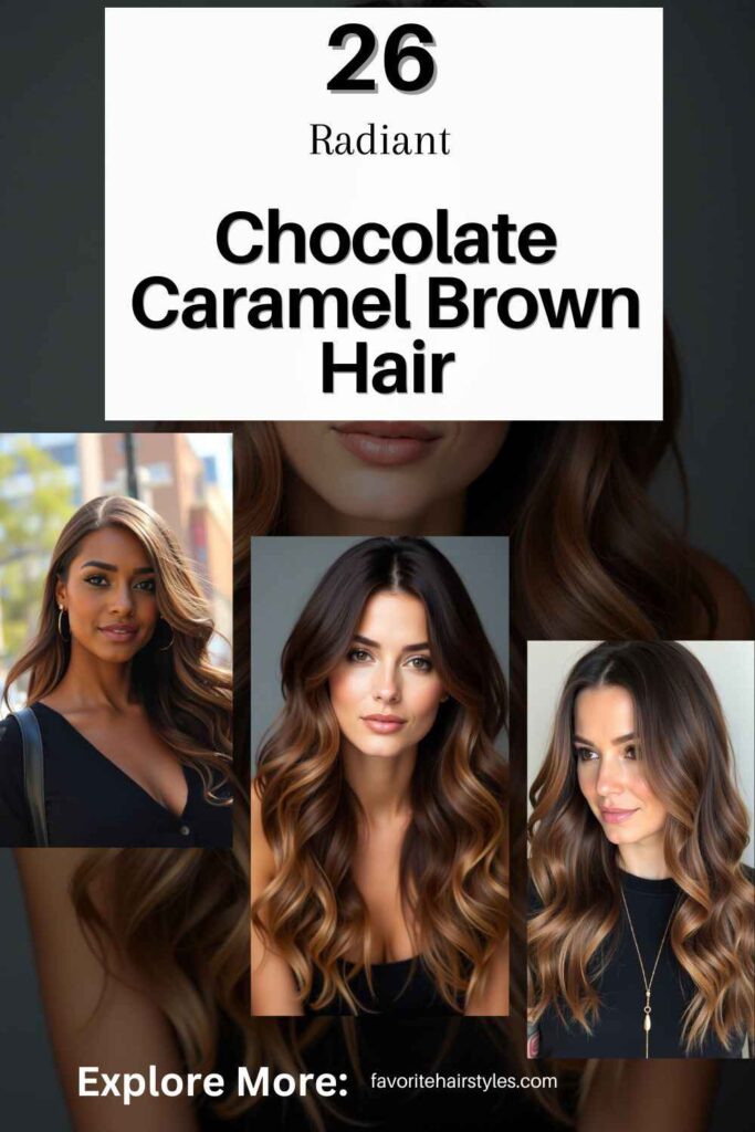 Chocolate Caramel Brown Hair