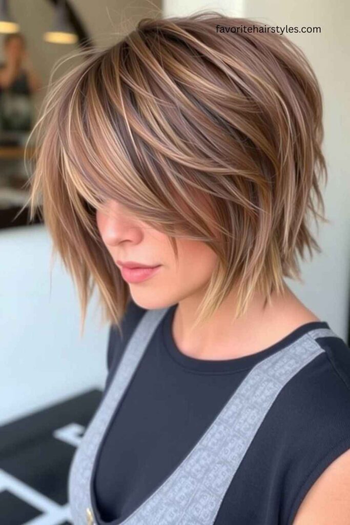 Choppy Ash Brown Shag