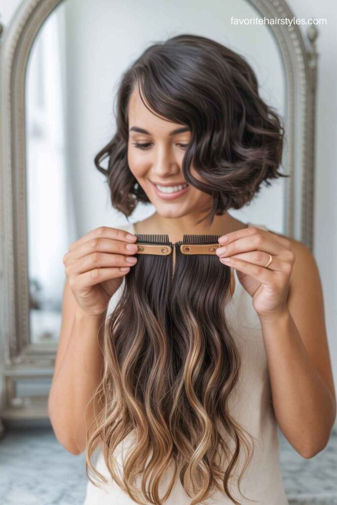 Clip-In Hair Extensions