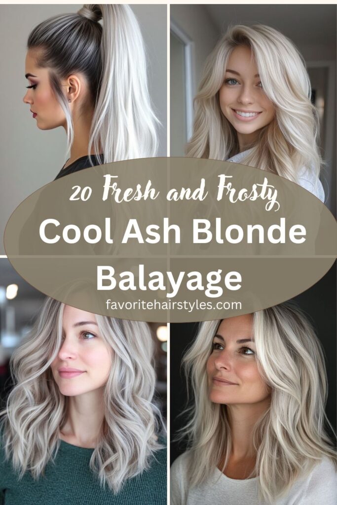 Cool Ash Blonde Balayage