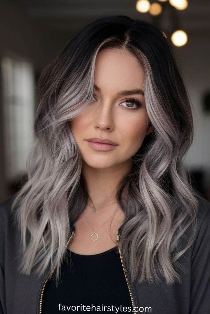 Cool Toned Platinum Curtain Layers