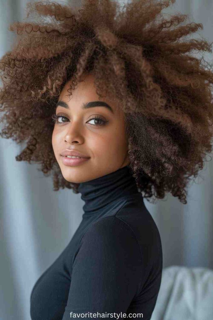 Curly Faux Hawk