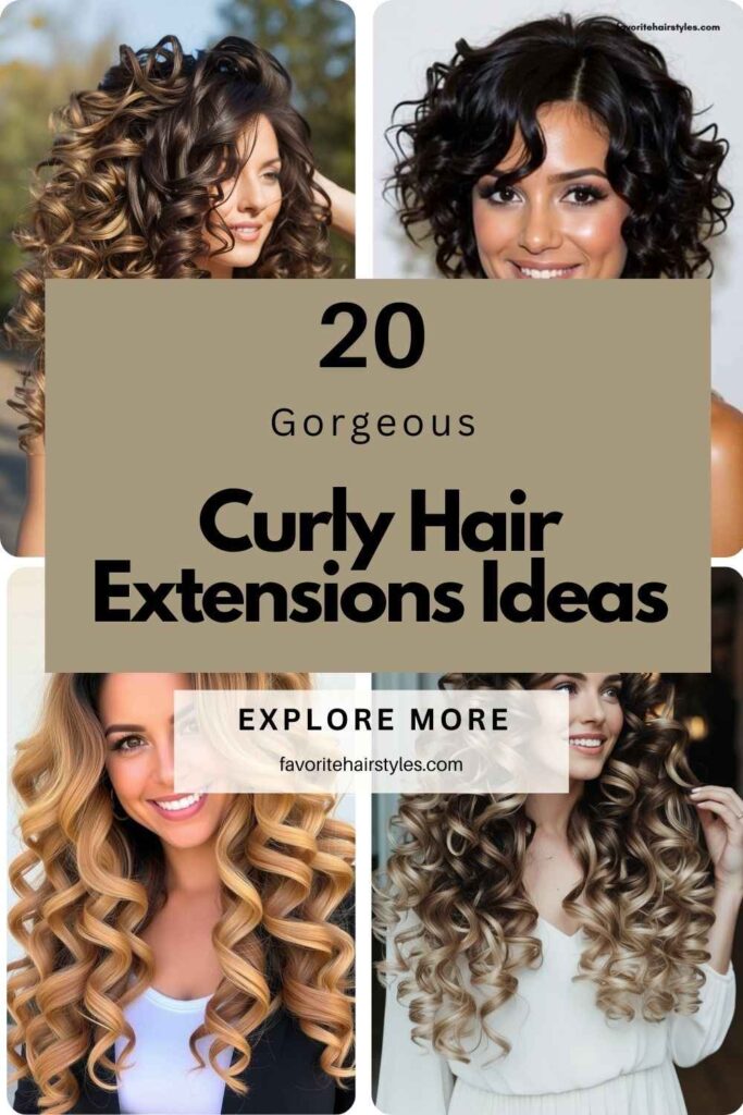 Curly Hair Extensions Ideas
