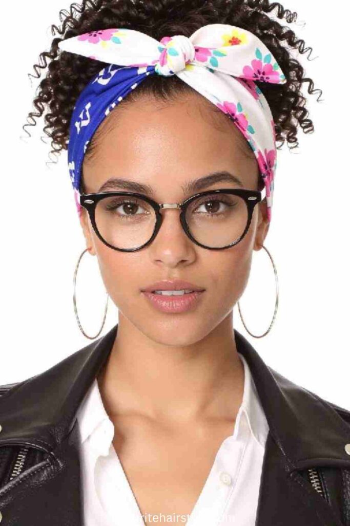 Curly Hair with Bandanas or Headbands