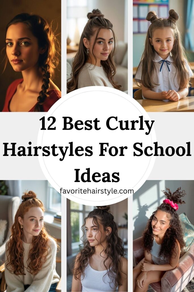 Curly Hairstyles For School Ideas