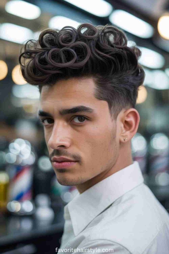 Curly Mullet