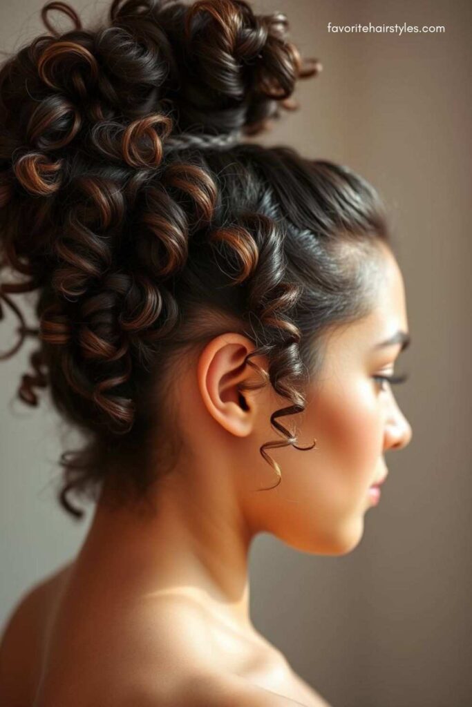 Curly Ponytail