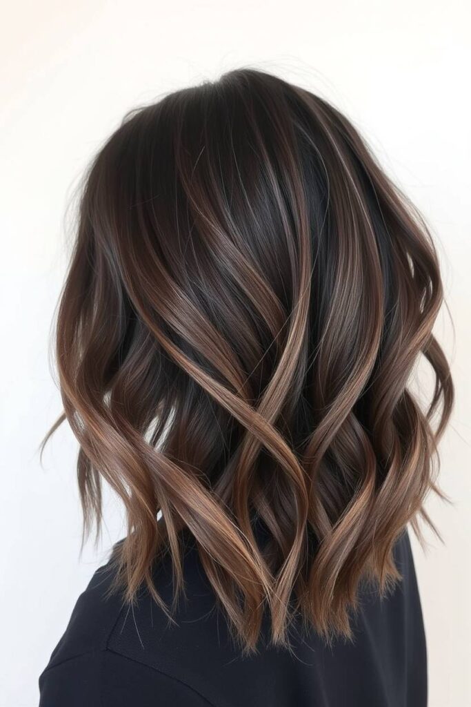 Dark Ash Brown Balayage