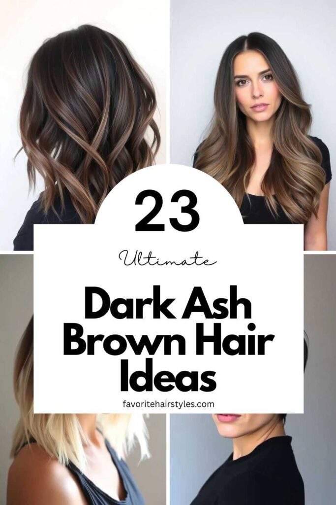 Dark Ash Brown Hair Ideas