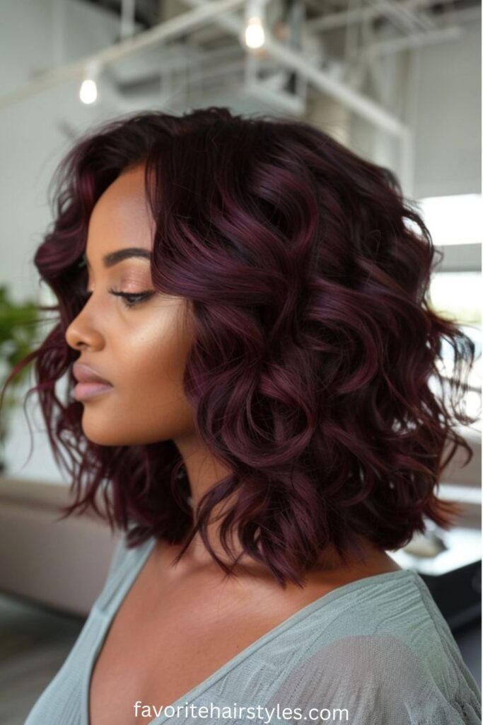 Dark Brown Cherry Ombre