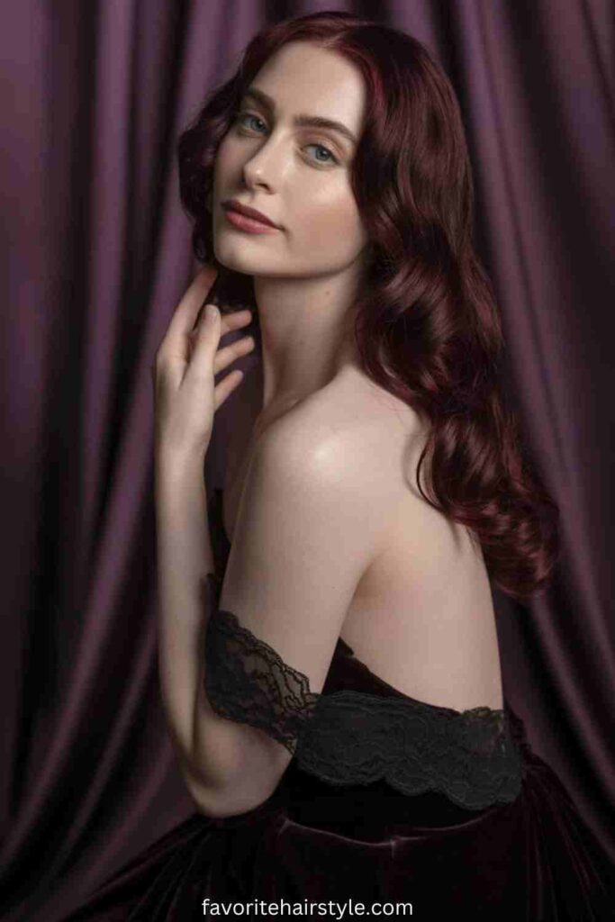 Dark Red Highlights