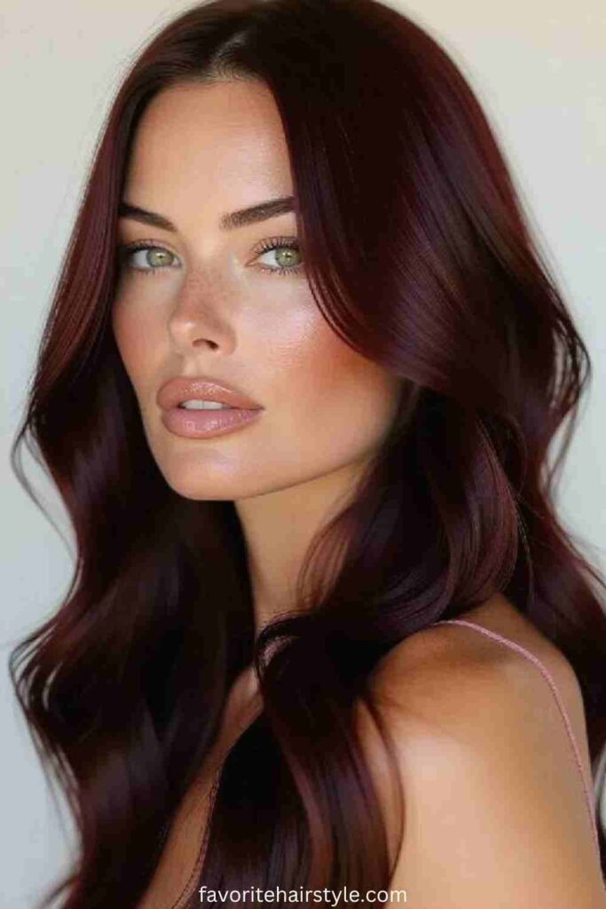 Deep Burgundy Elegance