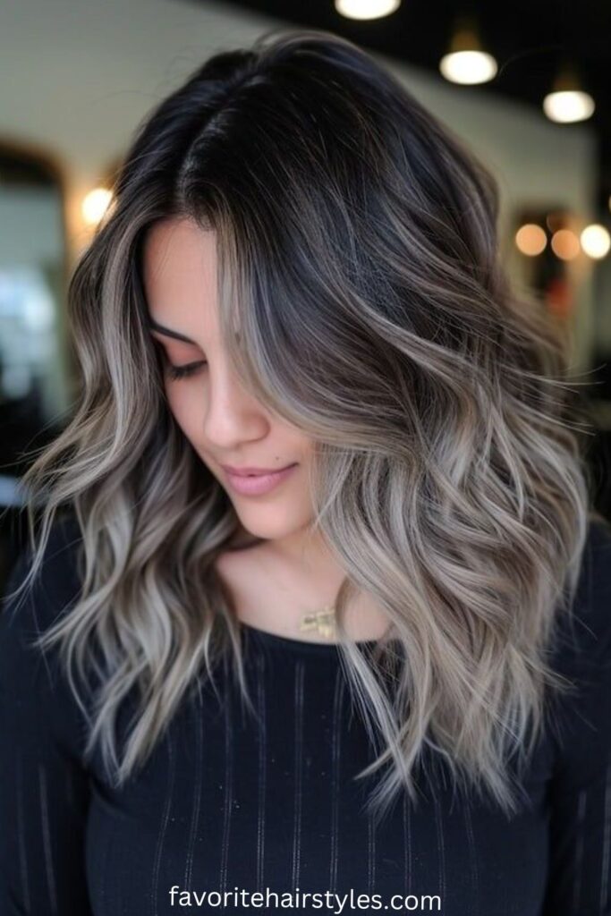 Dimensional Balayage with Gloss Finish