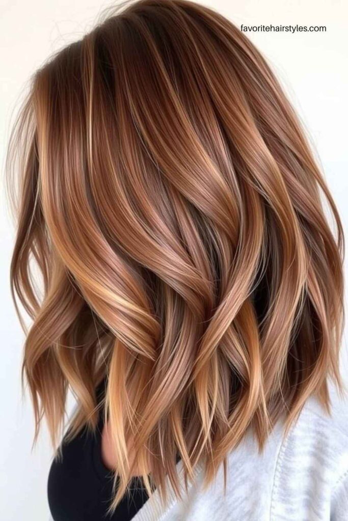 Dimensional Caramel Brown