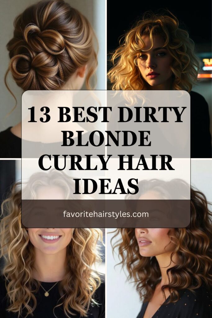 Dirty Blonde Curly Hair​ Ideas​
