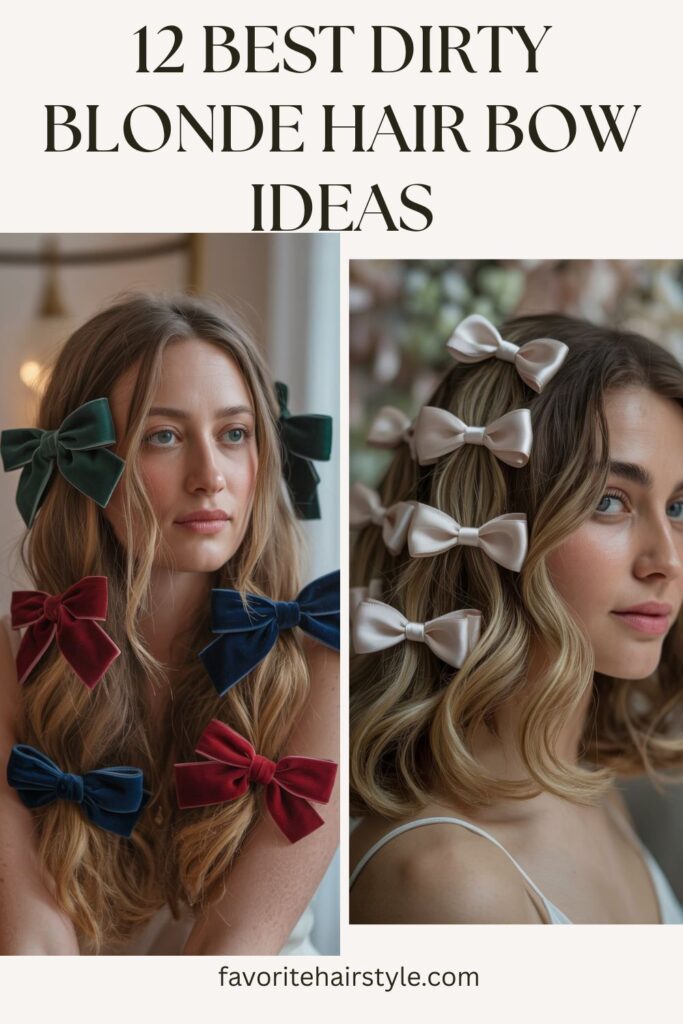 Dirty Blonde Hair Bow Ideas