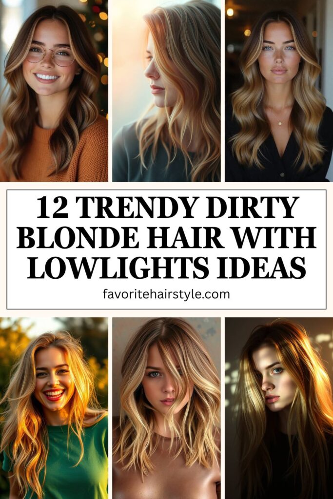 Dirty Blonde Hair With Lowlights Ideas